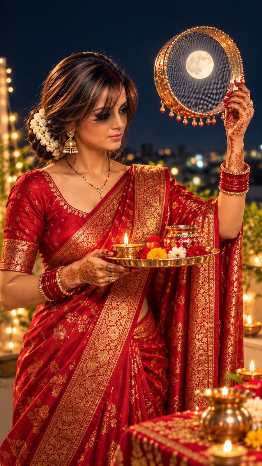 Karwa Chauth Butiful young girl